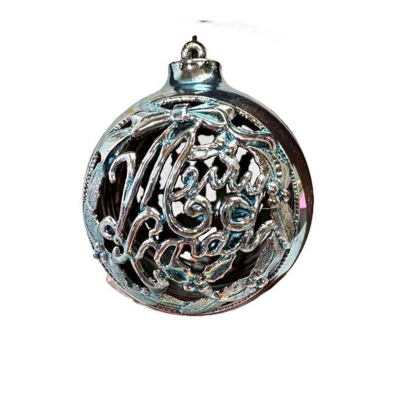 Vintage Bradford Unbreakable Christmas Ornaments Cut Out Indent Angel Set Of 2 - Picture 2 of 7